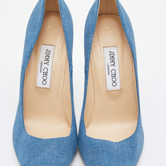 Denim Jimmy Choo stilettos—Abel - Picture 6 of 6